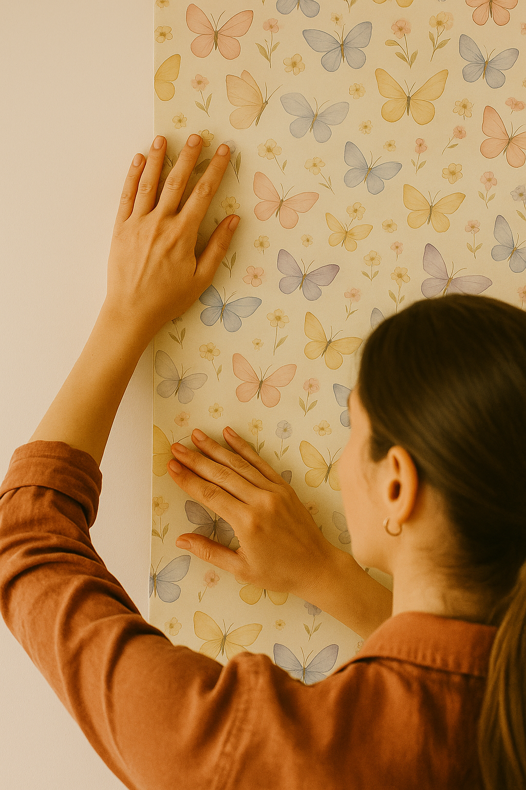 How to Apply Wallpaper: Peel & Stick, Traditional, and Pre-Pasted