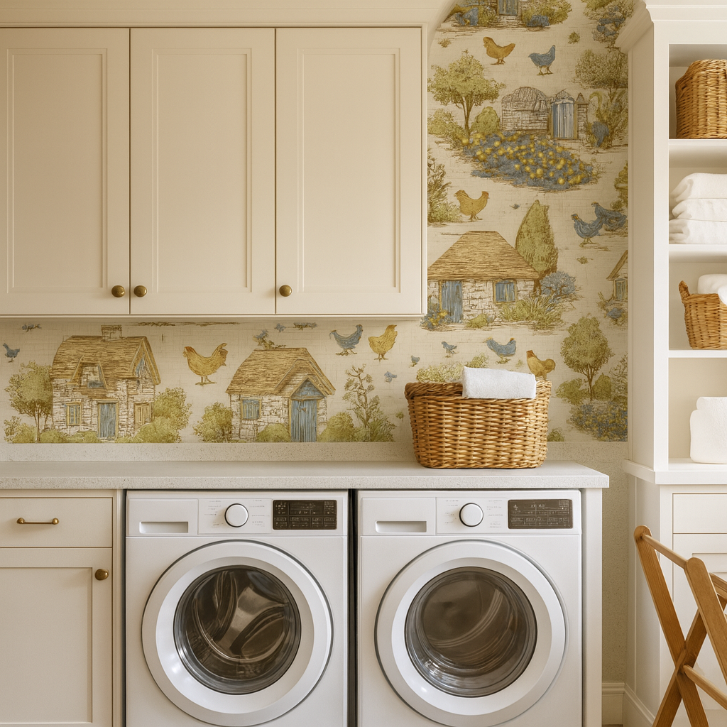 Pastoral Whimsy Wallpaper