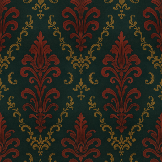 Castlecore Damask Wallpaper