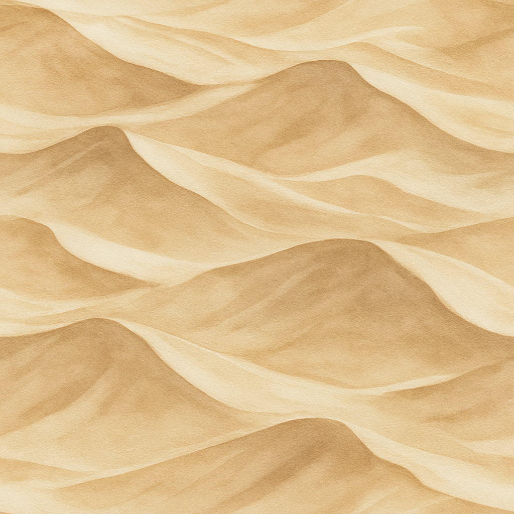 Sand dune wallpaper with light and dark gold tones, depicting rolling hills in a desert landscape.