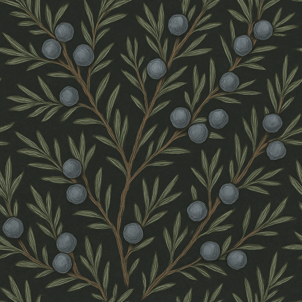 Woodland Juniper Wallpaper