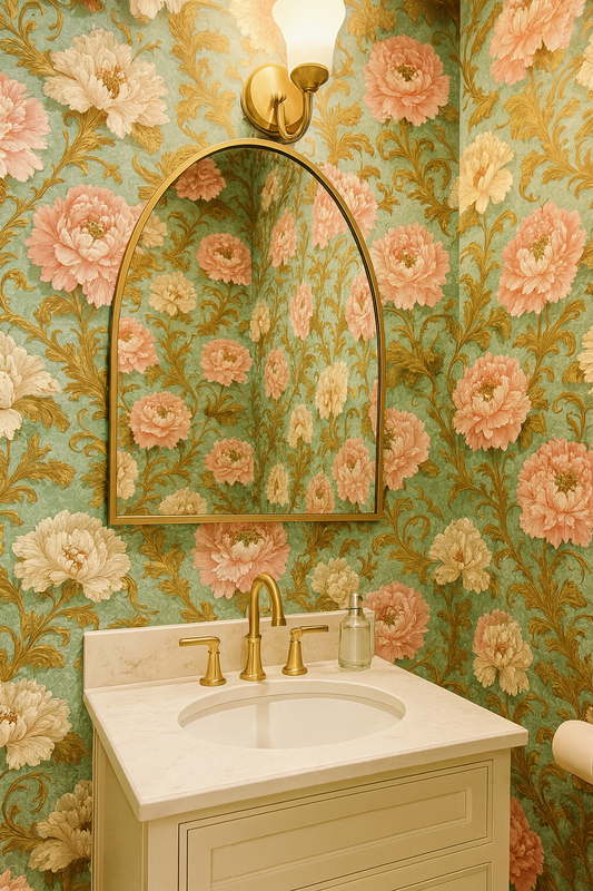 Victorian Bloomscape Wallpaper