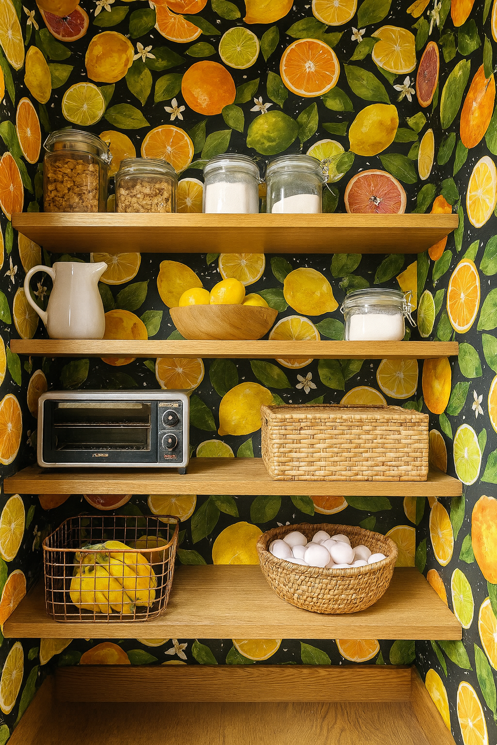 Citrus Noir Carnival Wallpaper