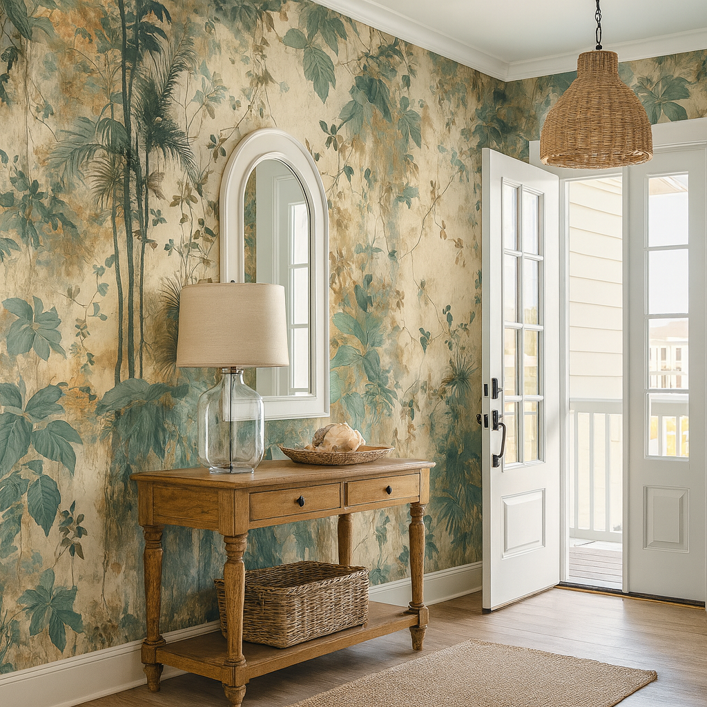 Verdant Overgrowth Wallpaper