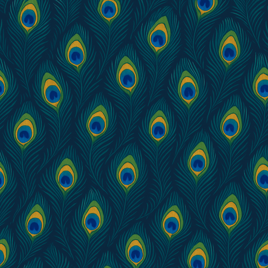 Peacock Parade Wallpaper