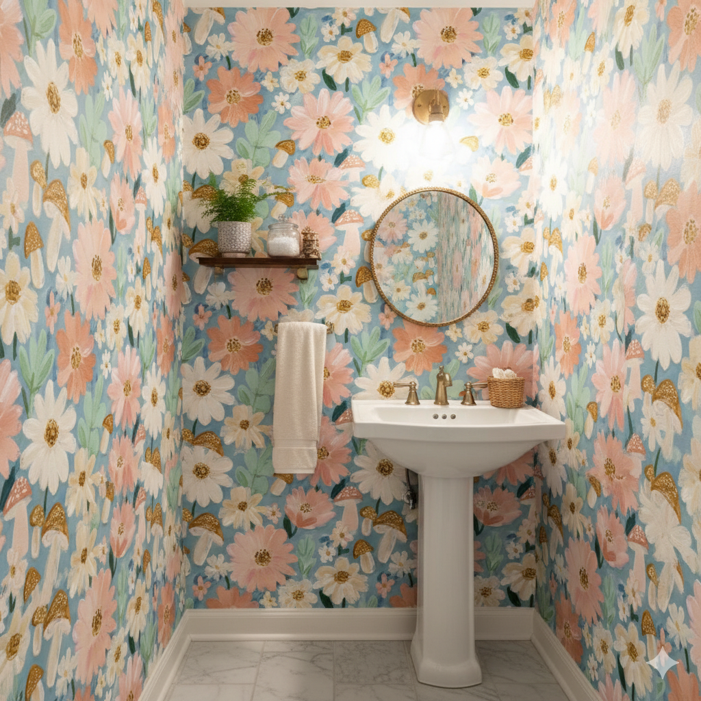 Mushroom Bloom Wallpaper