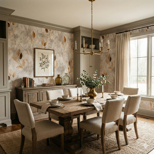 Hearthborn Leafpress Wallpaper