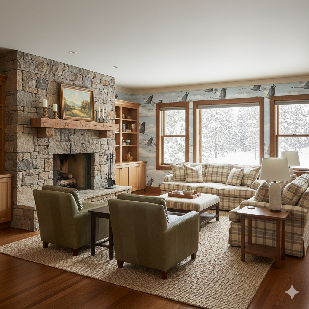 Redwing Passage Wallpaper