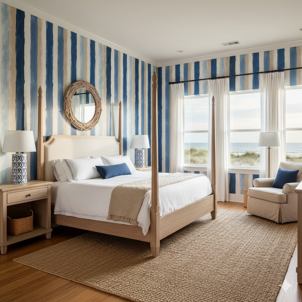 Coastal Strokes Wallpaper