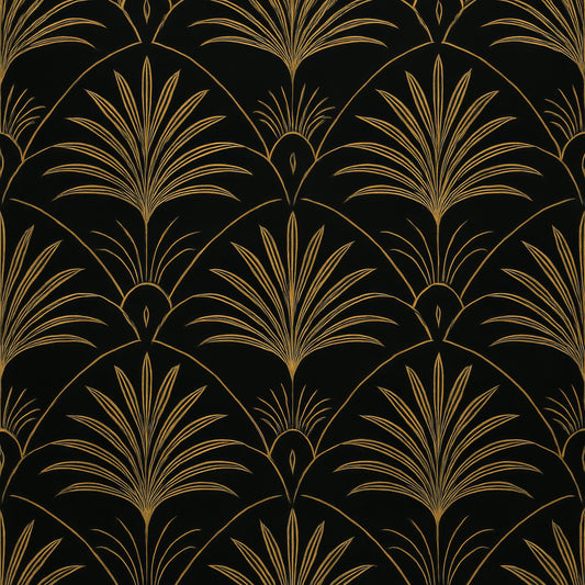 Art Deco Palm Wallpaper