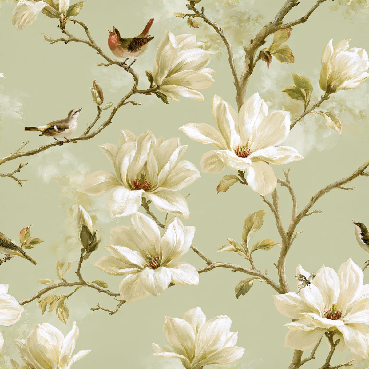 Magnolia Chorus — wallpaper pattern