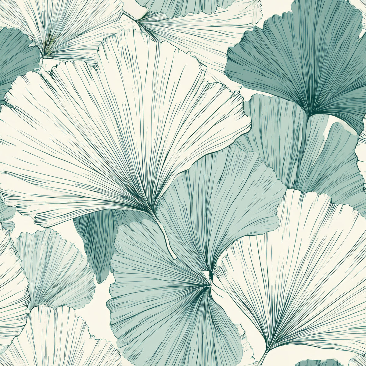 Sweeping Ginkgo — wallpaper pattern