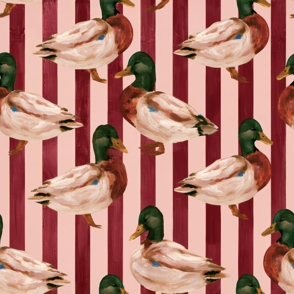 Mallard Awning — wallpaper pattern