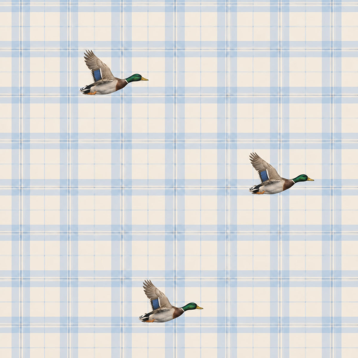 Mallard Flight Check — wallpaper pattern