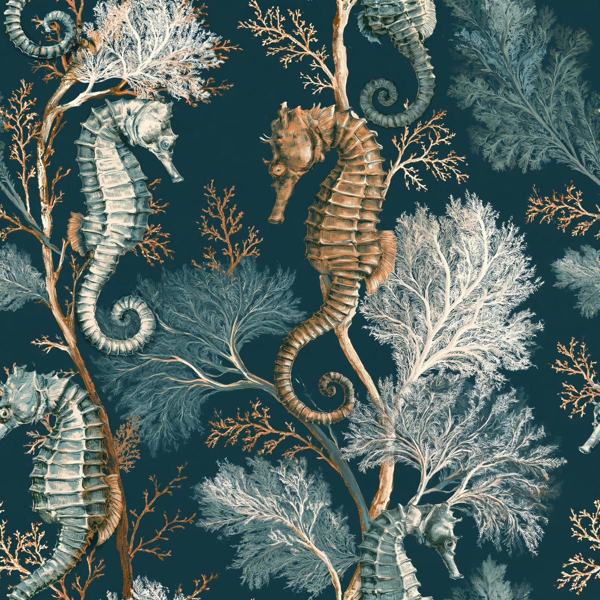 Deepwater Orchard — wallpaper pattern