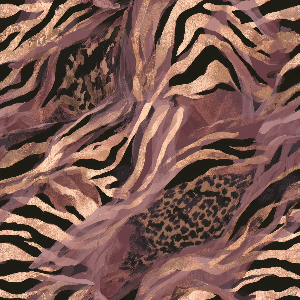 Panthera Drift — wallpaper pattern