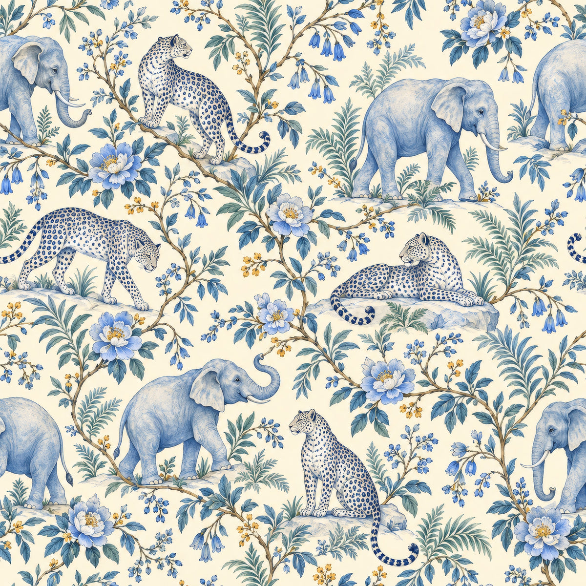 Savanna China — wallpaper pattern