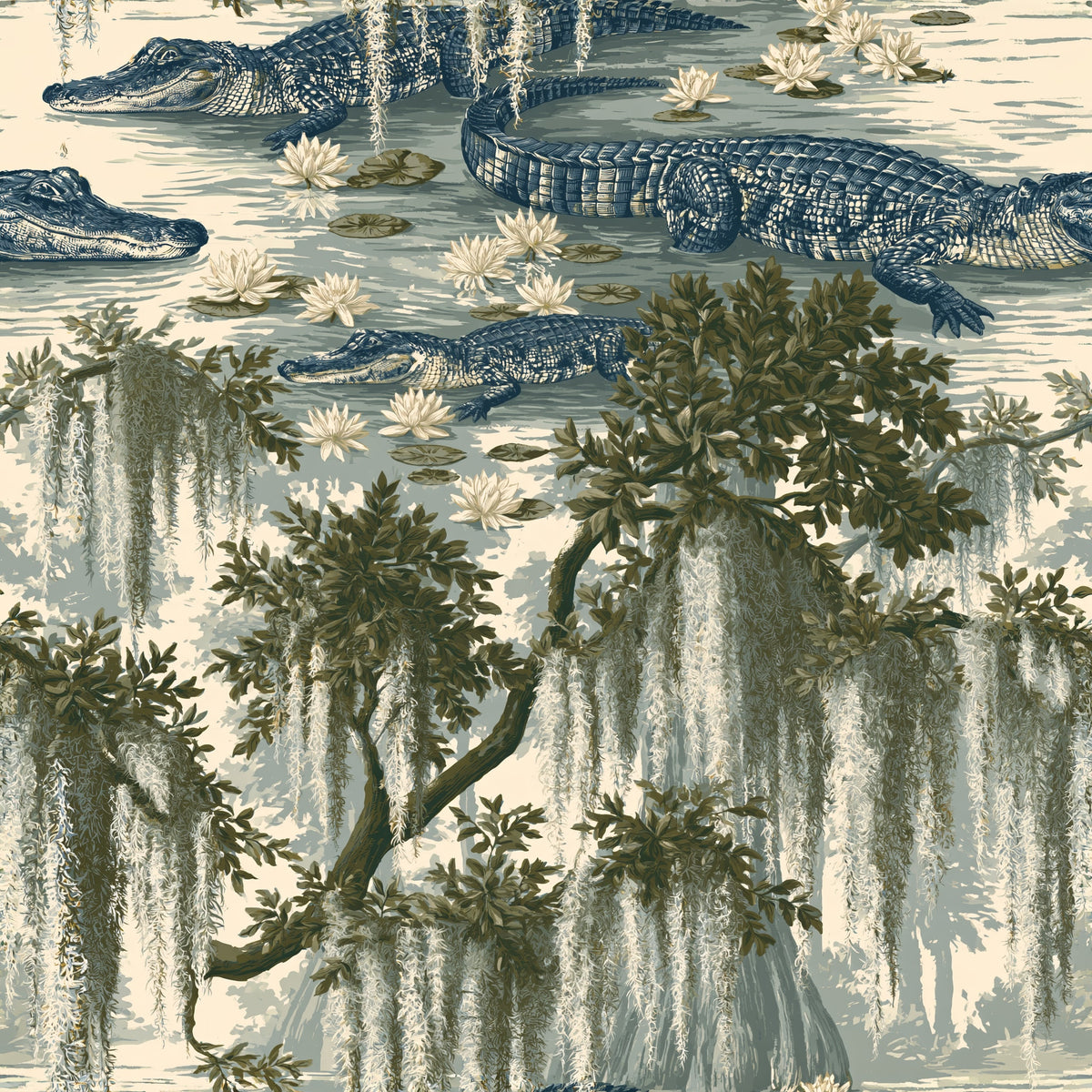 Bayou Watchers — wallpaper pattern