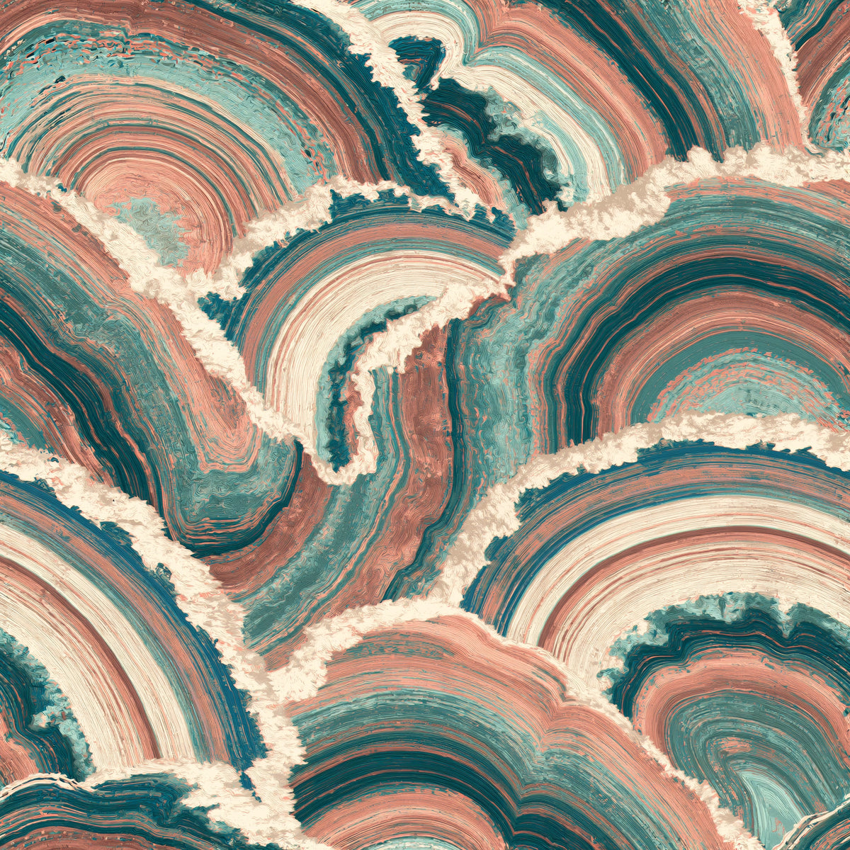 Concentric Tides — wallpaper pattern