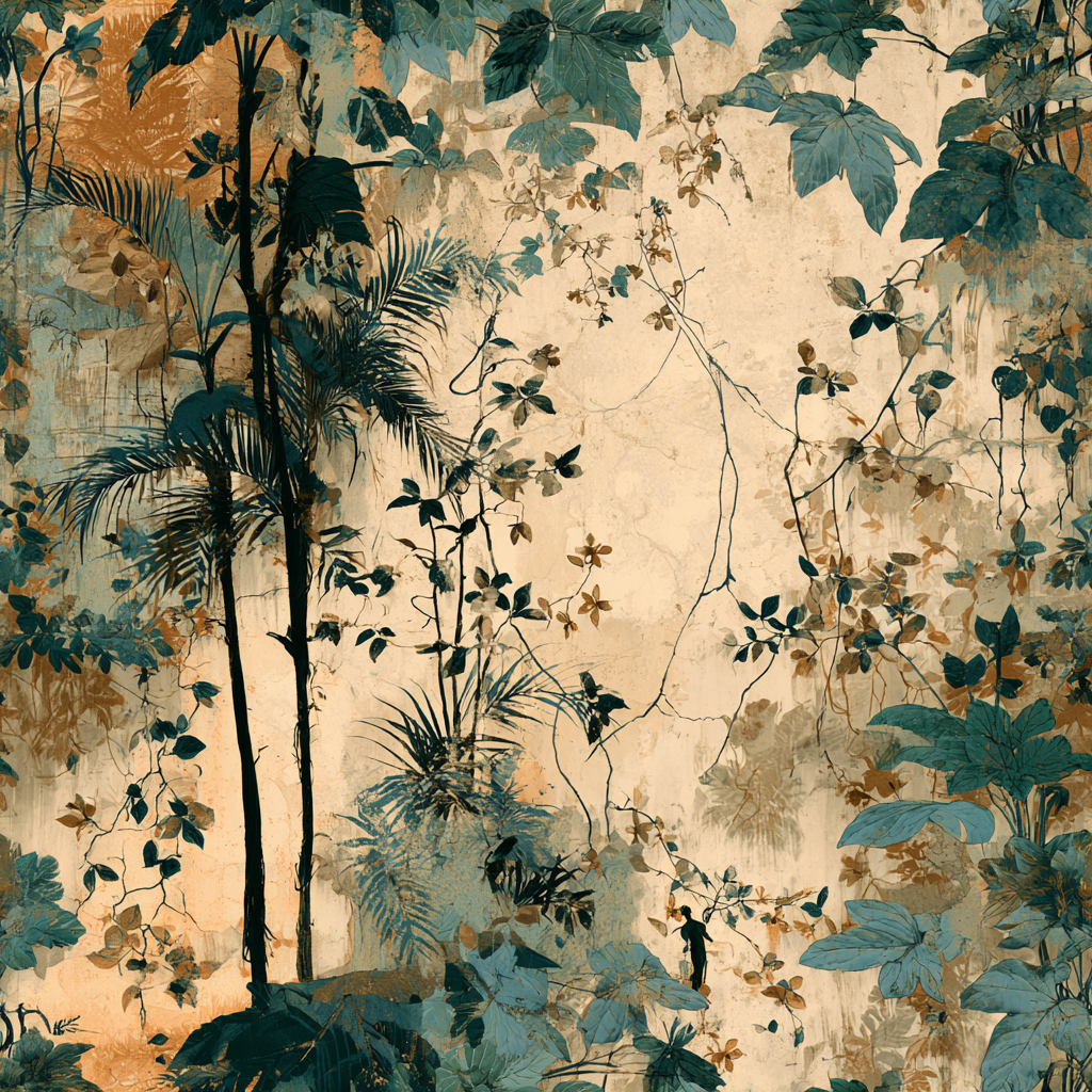 Verdant Overgrowth Wallpaper