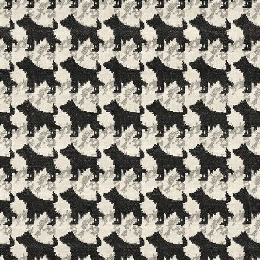 Houndstooth Howl Wallpaper