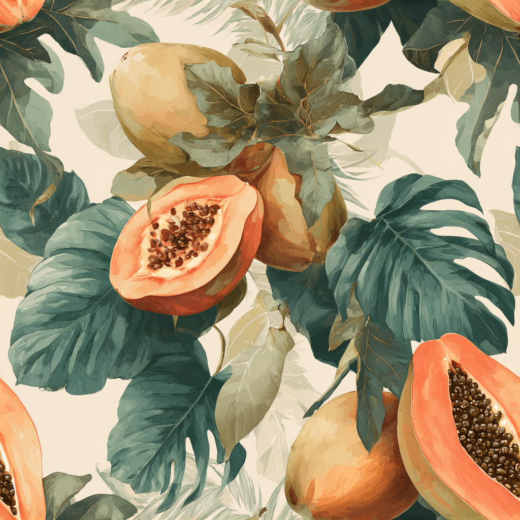 Papaya Mirage Wallpaper