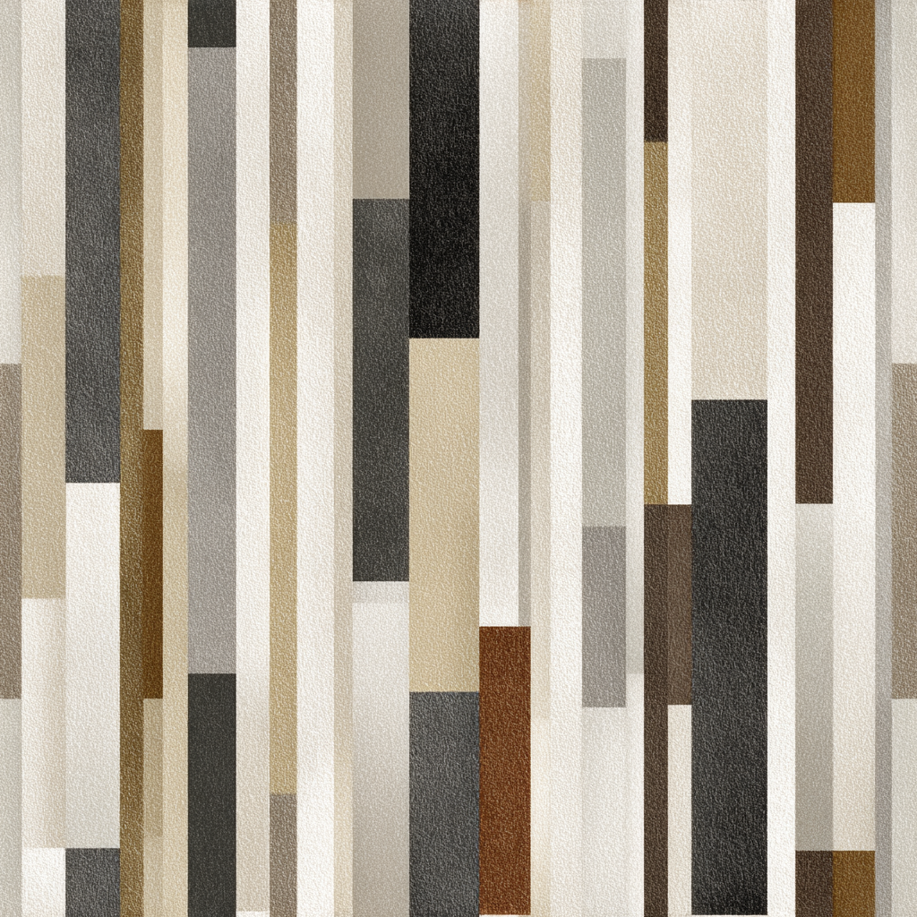 Neutral-toned Sable District Wallpaper with abstract vertical stripe design.