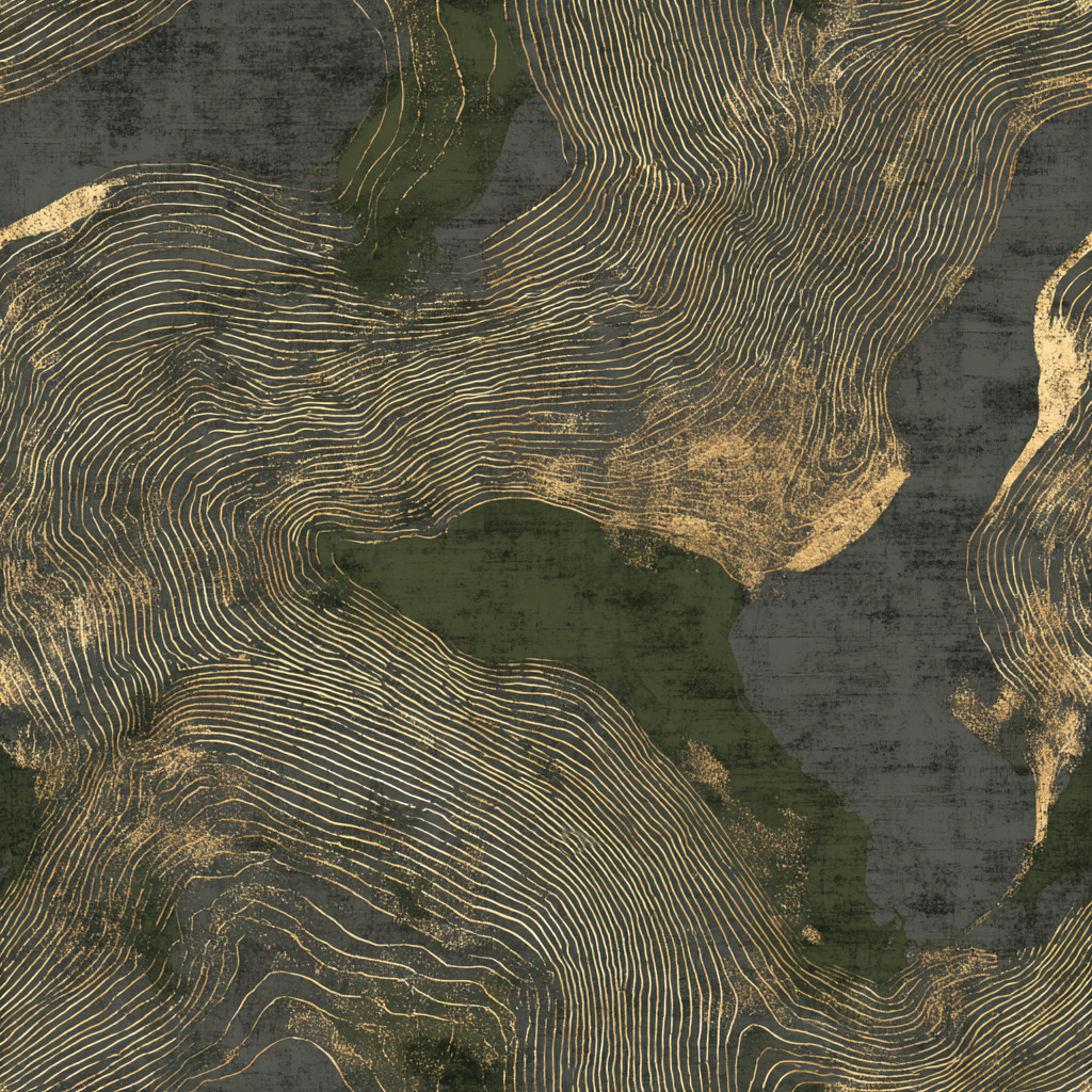 Verdant Contour Atlas Wallpaper