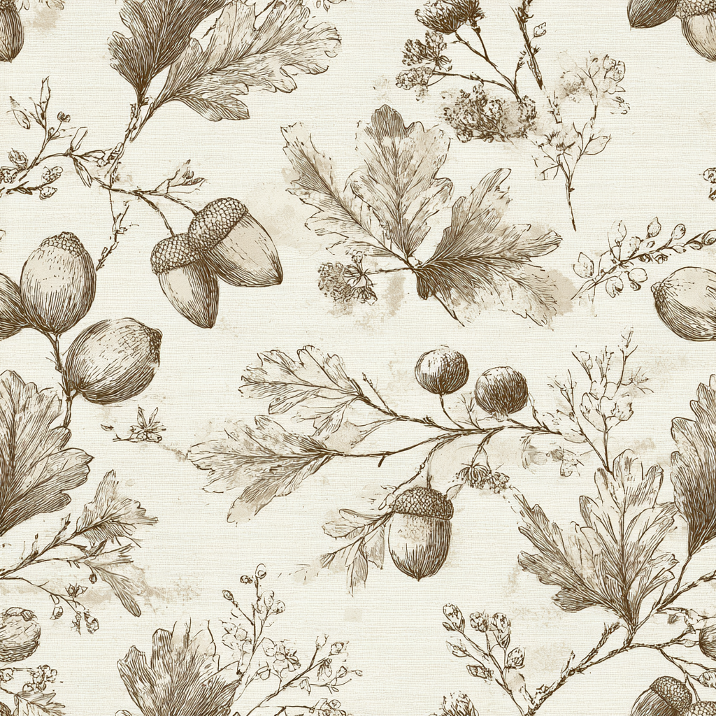 Acorn & Ink Wallpaper