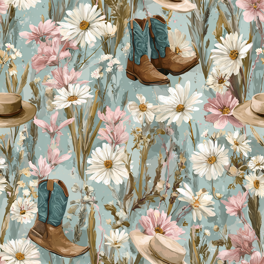 Prairie Bloomhouse Wallpaper