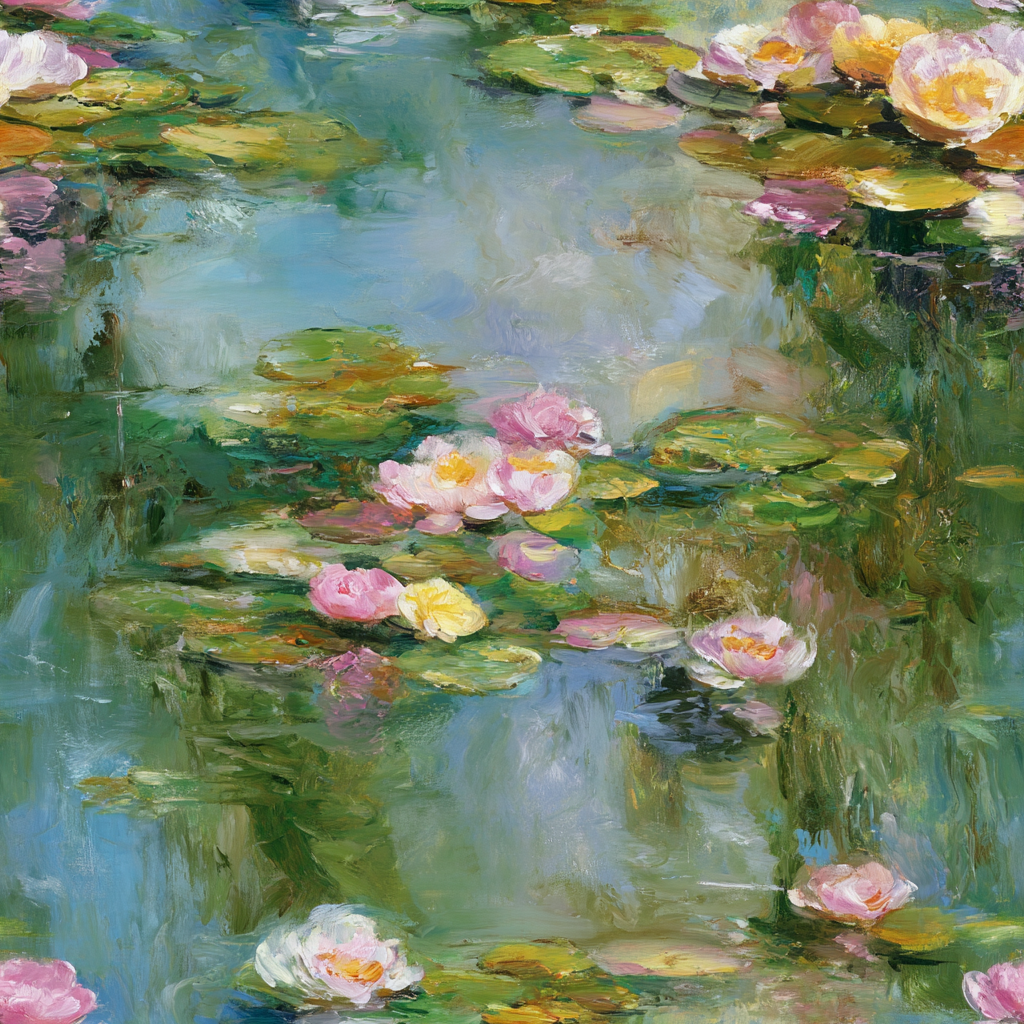 Lily Drift Wallpaper