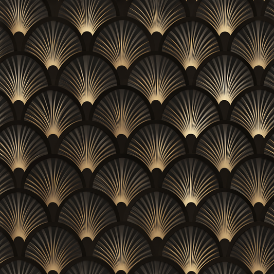 Golden Gatsby Fan Wallpaper