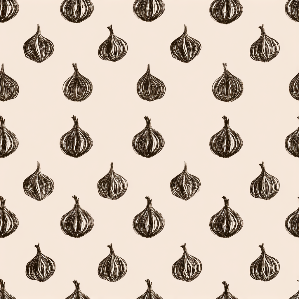 Petra fig wallpaper with a sketched fig pattern.
