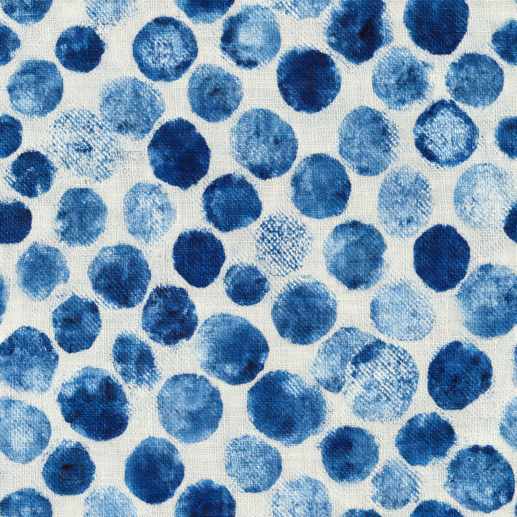 Bubbled ink wallpaper with watercolor polka dot pattern.