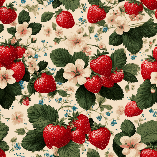 Strawberry Harvest Wallpaper