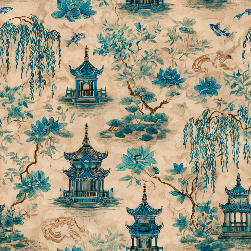 Pagoda Daydream Wallpaper