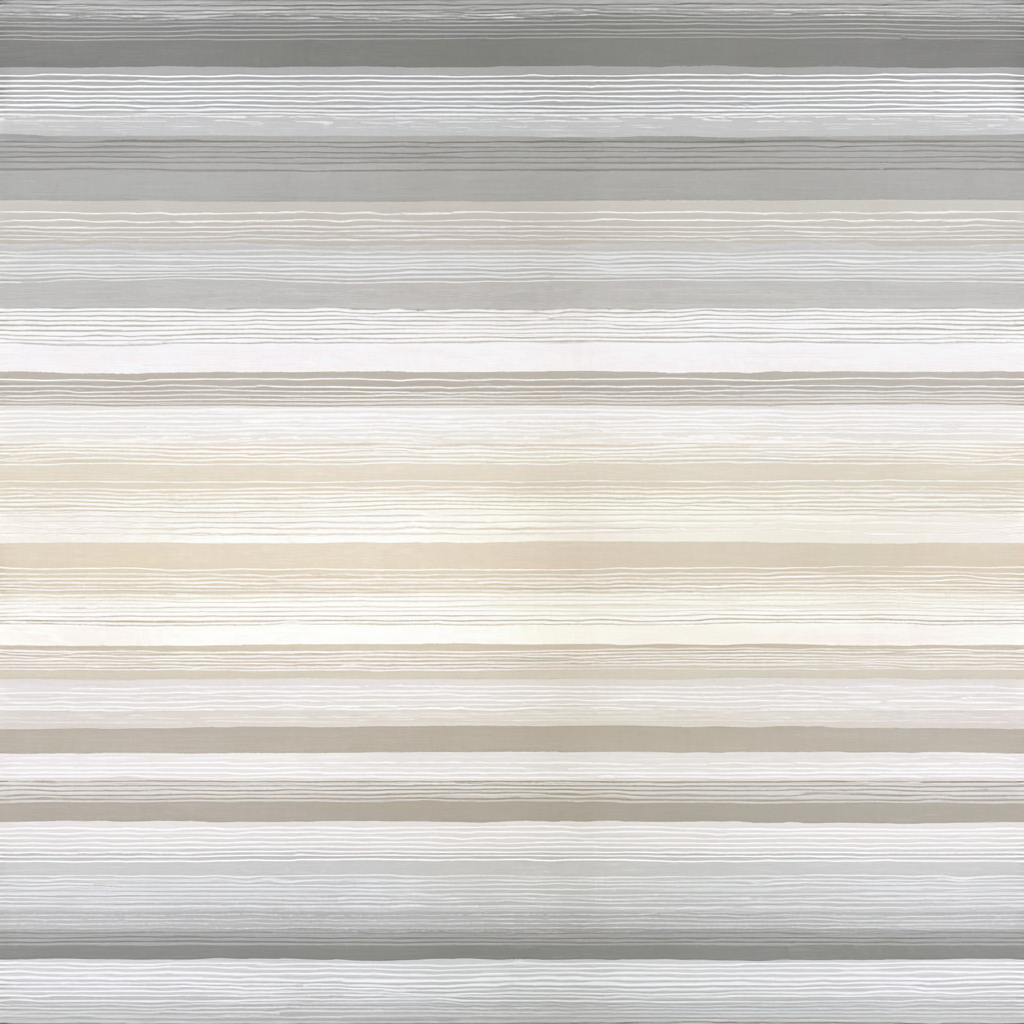 Striped fade wallpaper with horizontal lines and a textured pattern.