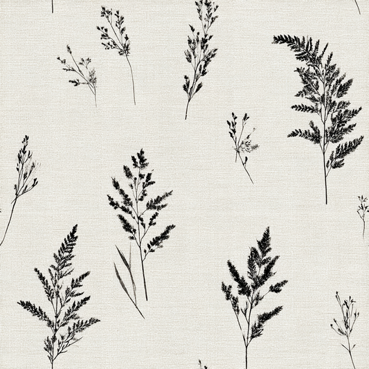 Ashen Ferns Wallpaper