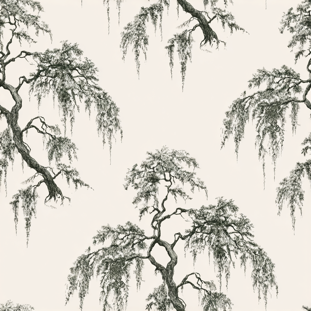 Spanish Moss Canopy Wallpaper