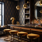 Ochre Arch Cascade — styled room 1