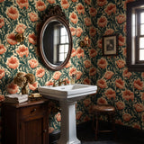 Ember Peony Scroll — styled room 2