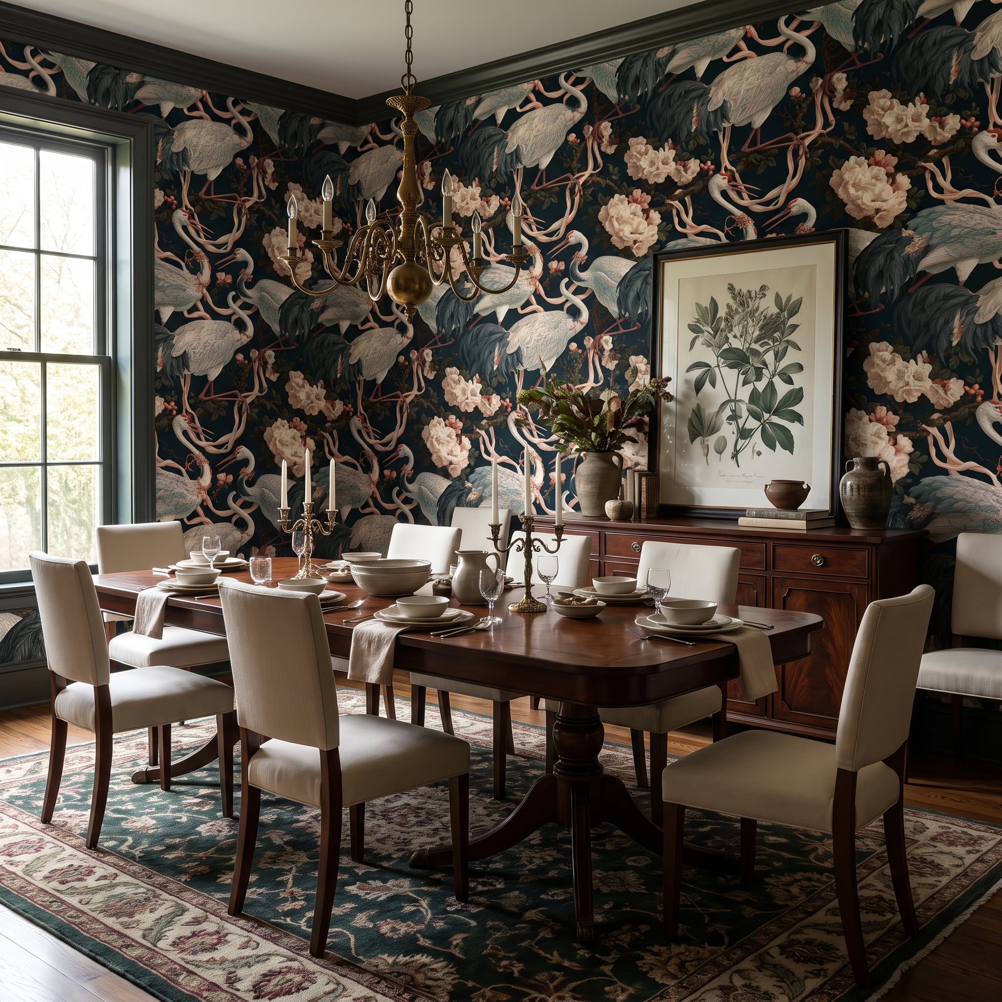 Crane and Ribbon — styled room 1