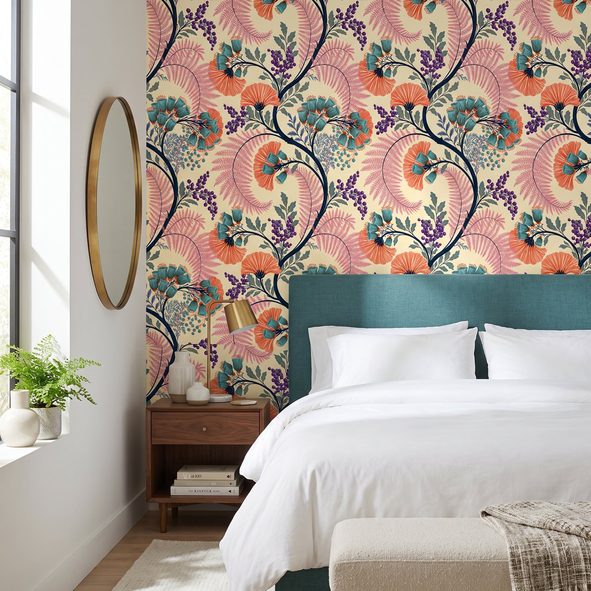 Coral Bell Cascade — styled room 3