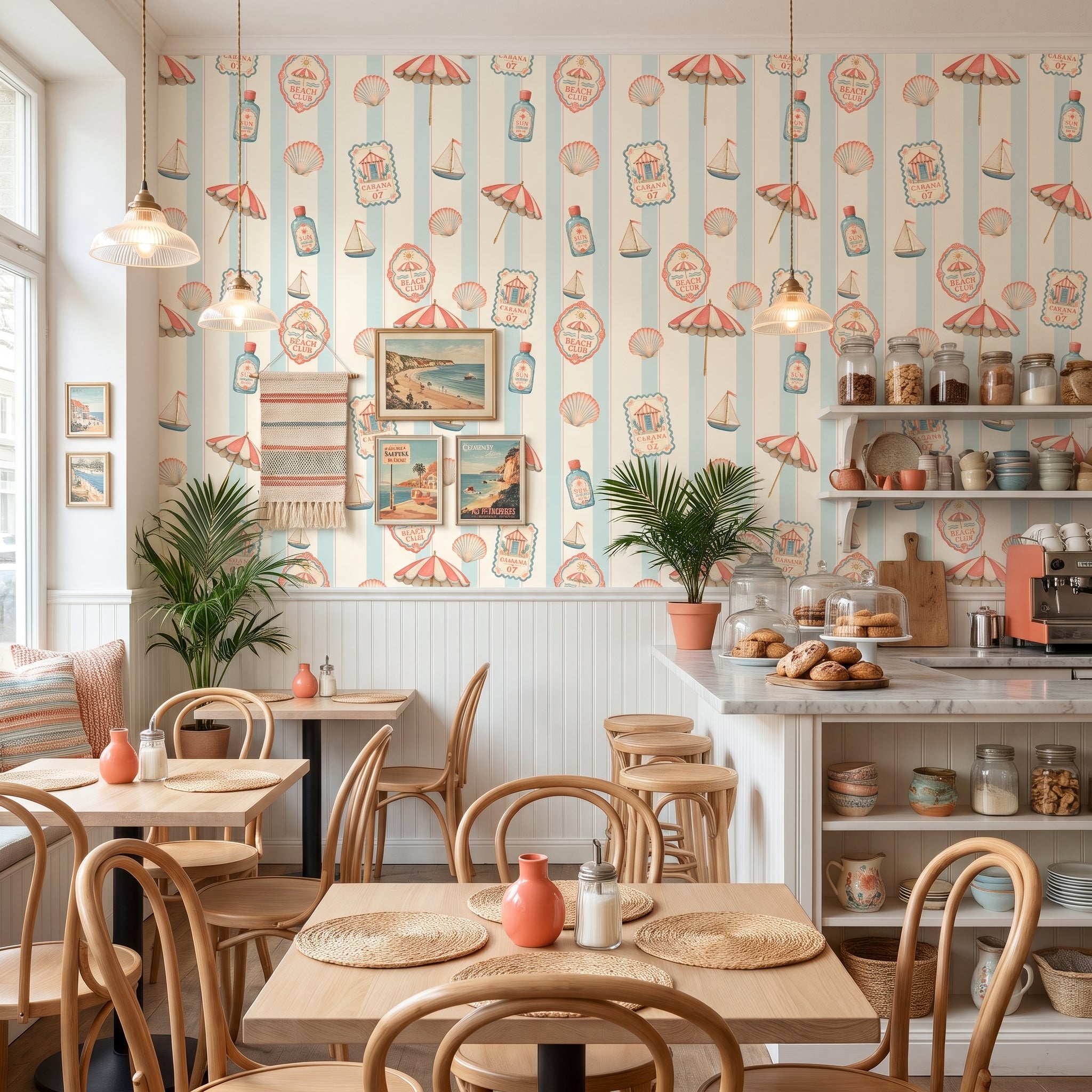 Cabana Sun Stamp — styled room 3