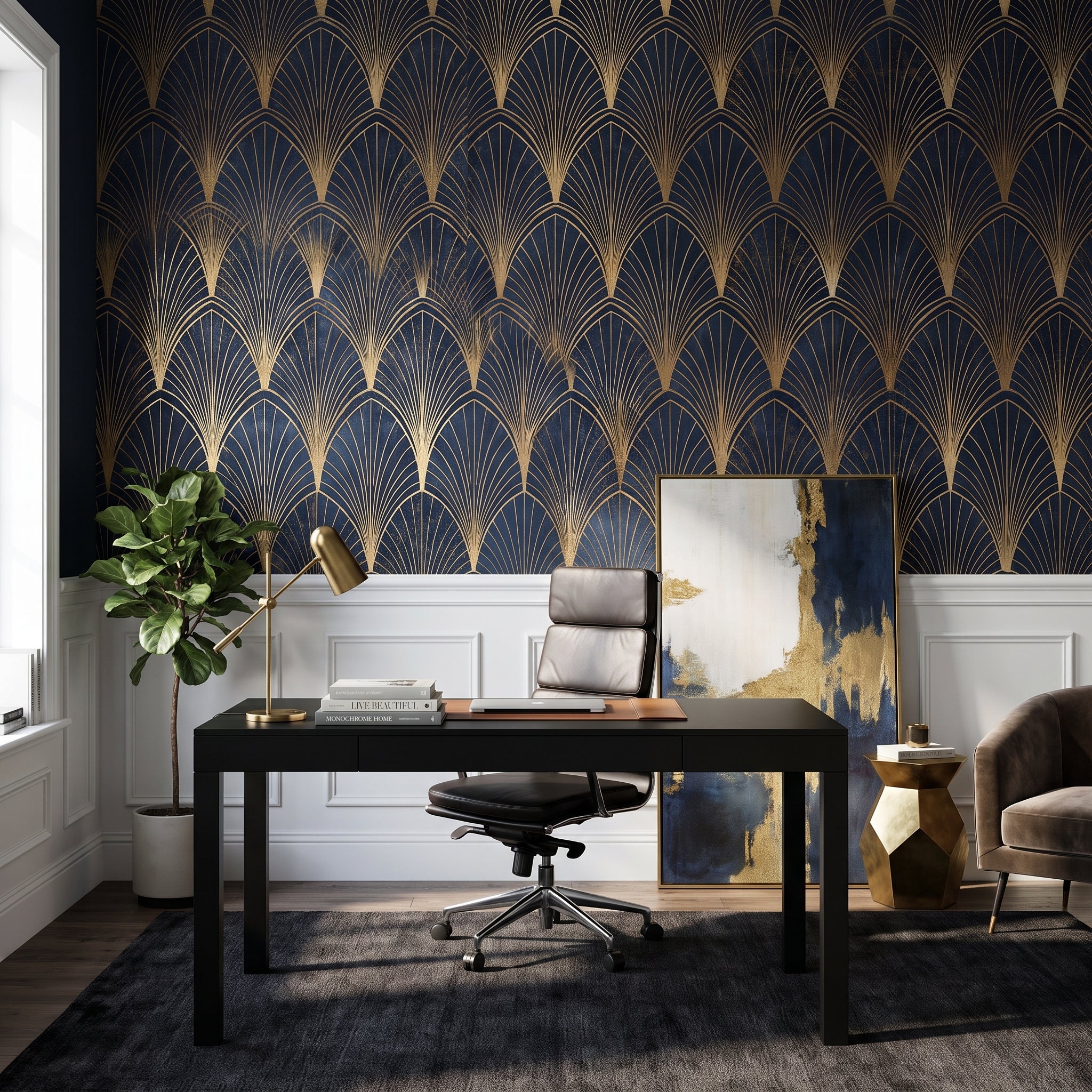 Ochre Arch Cascade — styled room 3