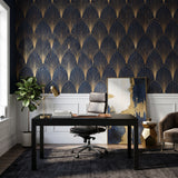 Ochre Arch Cascade — styled room 3