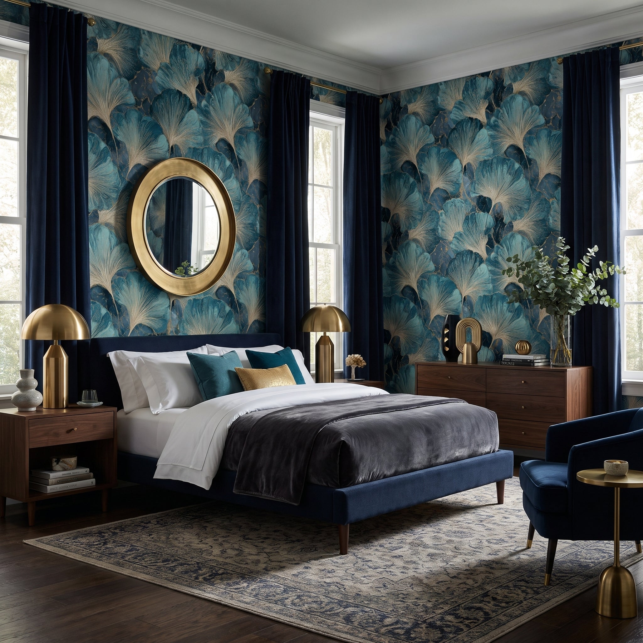 Sweeping Malachite Palms — styled room 2