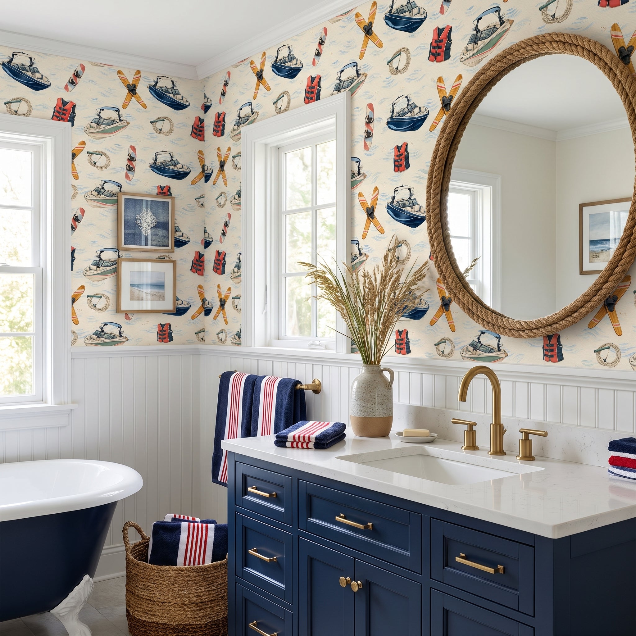 Tow Rope Wakes — styled room 1