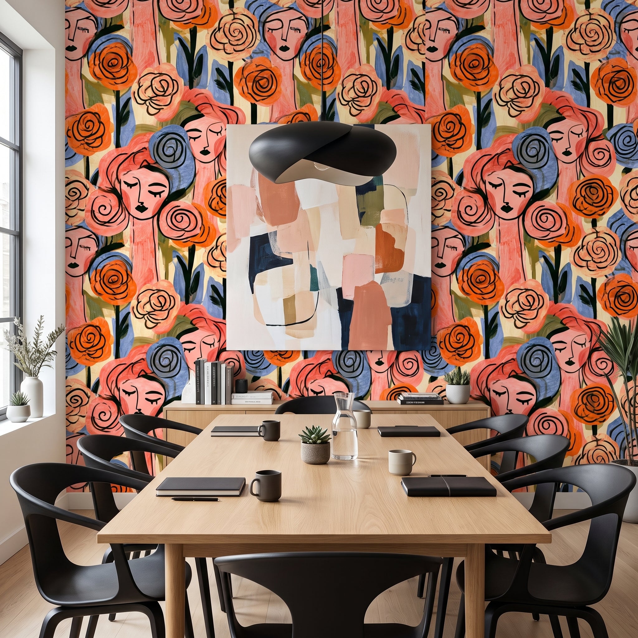 Faces in the Roses — styled room 2