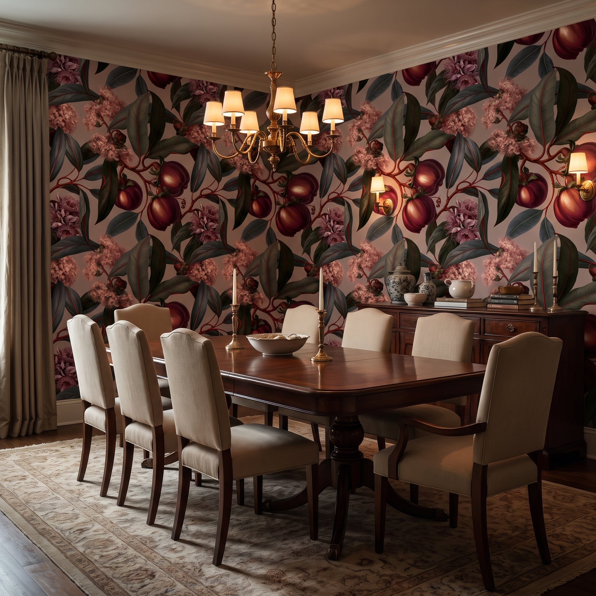 Crimson Nectar Assembly — styled room 1